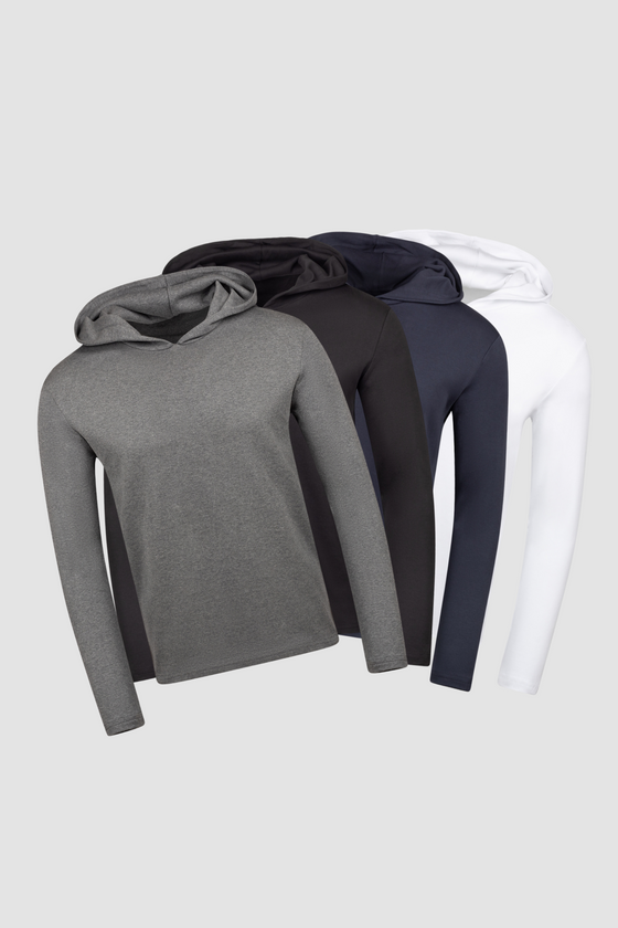 Upgrade to this pack of all 4 hoodie tees SAVE 20%