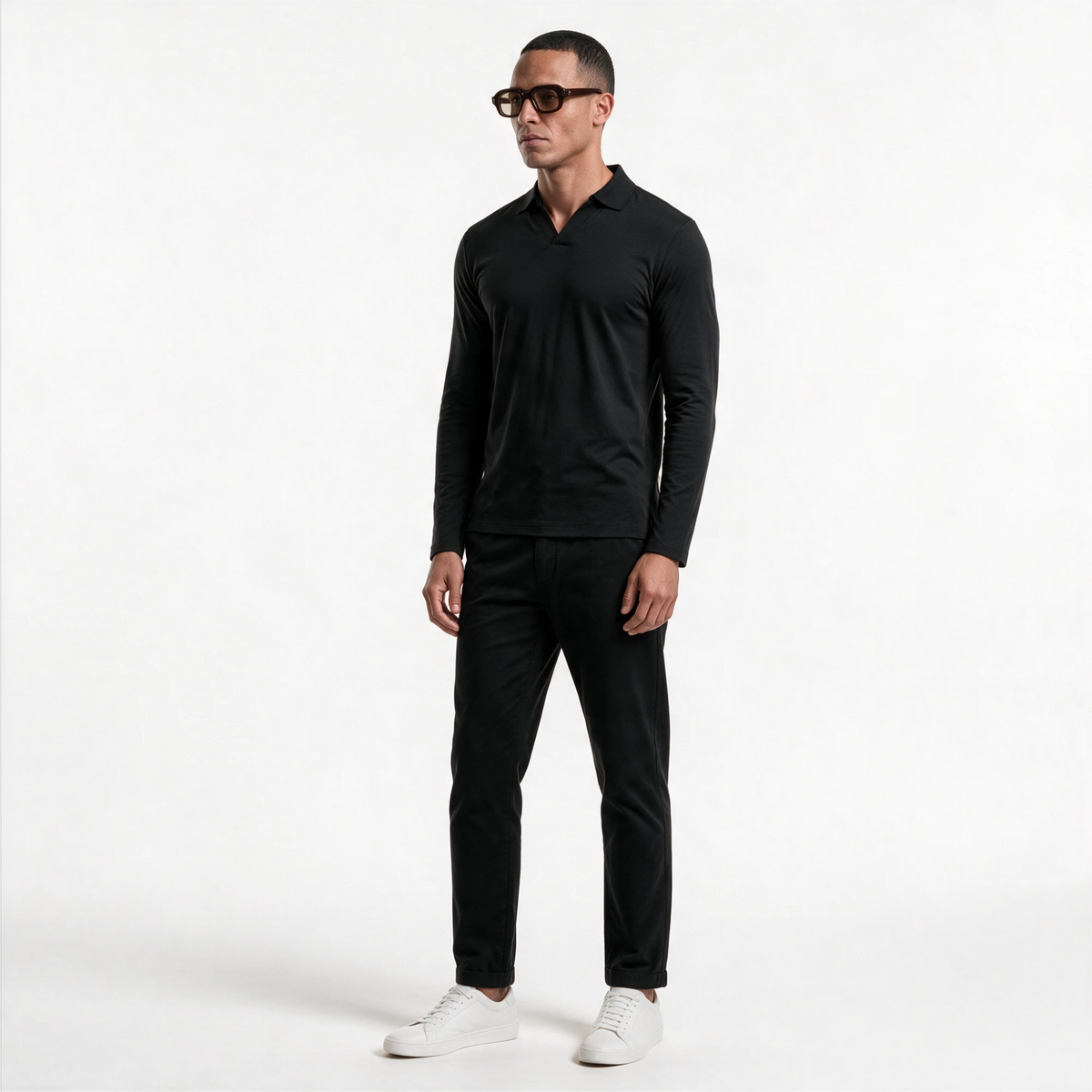 Long Sleeve Polo