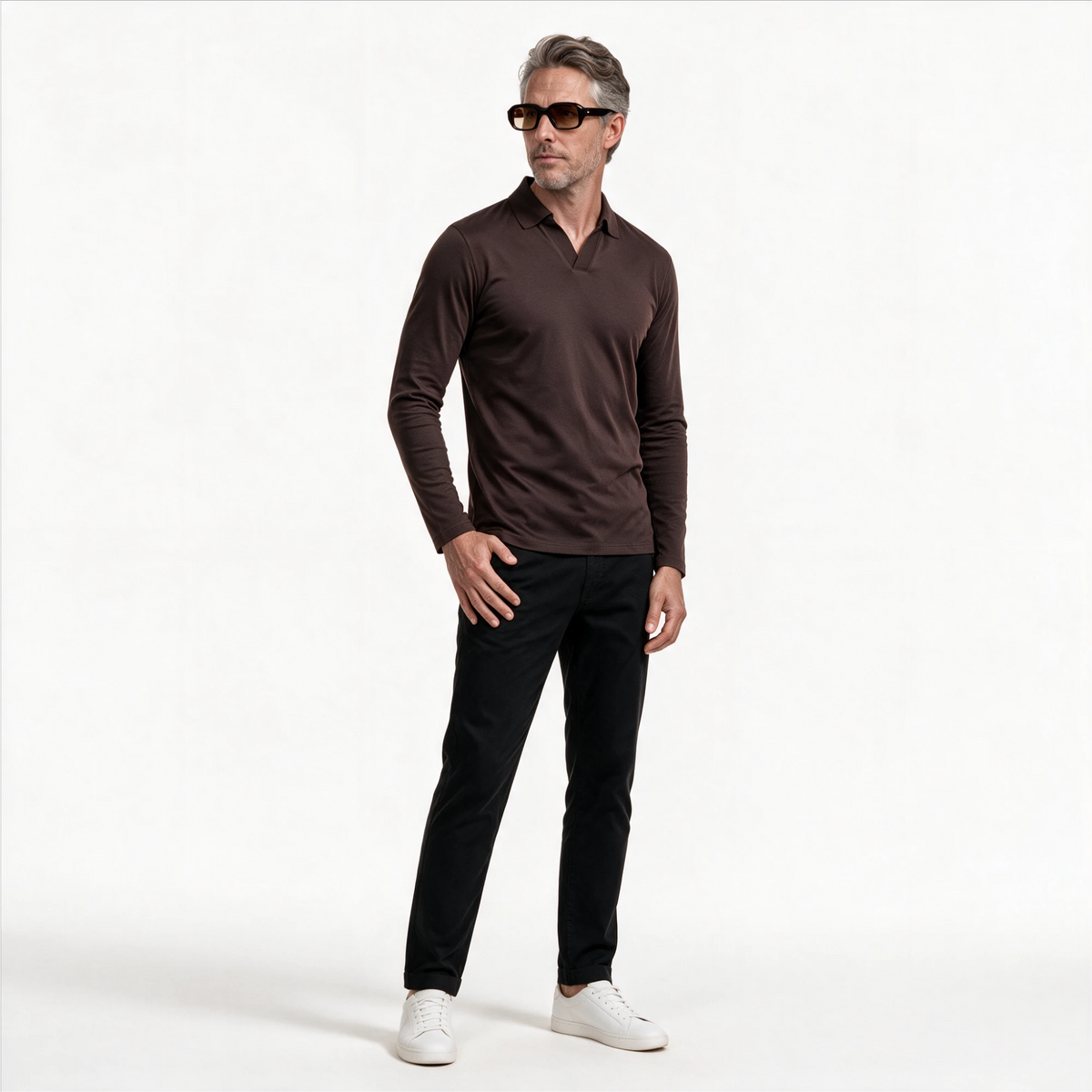 Long Sleeve Polo