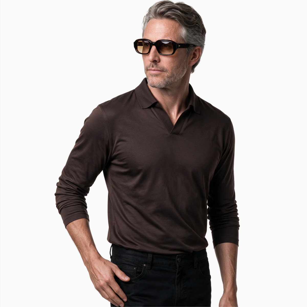 Long Sleeve Polo