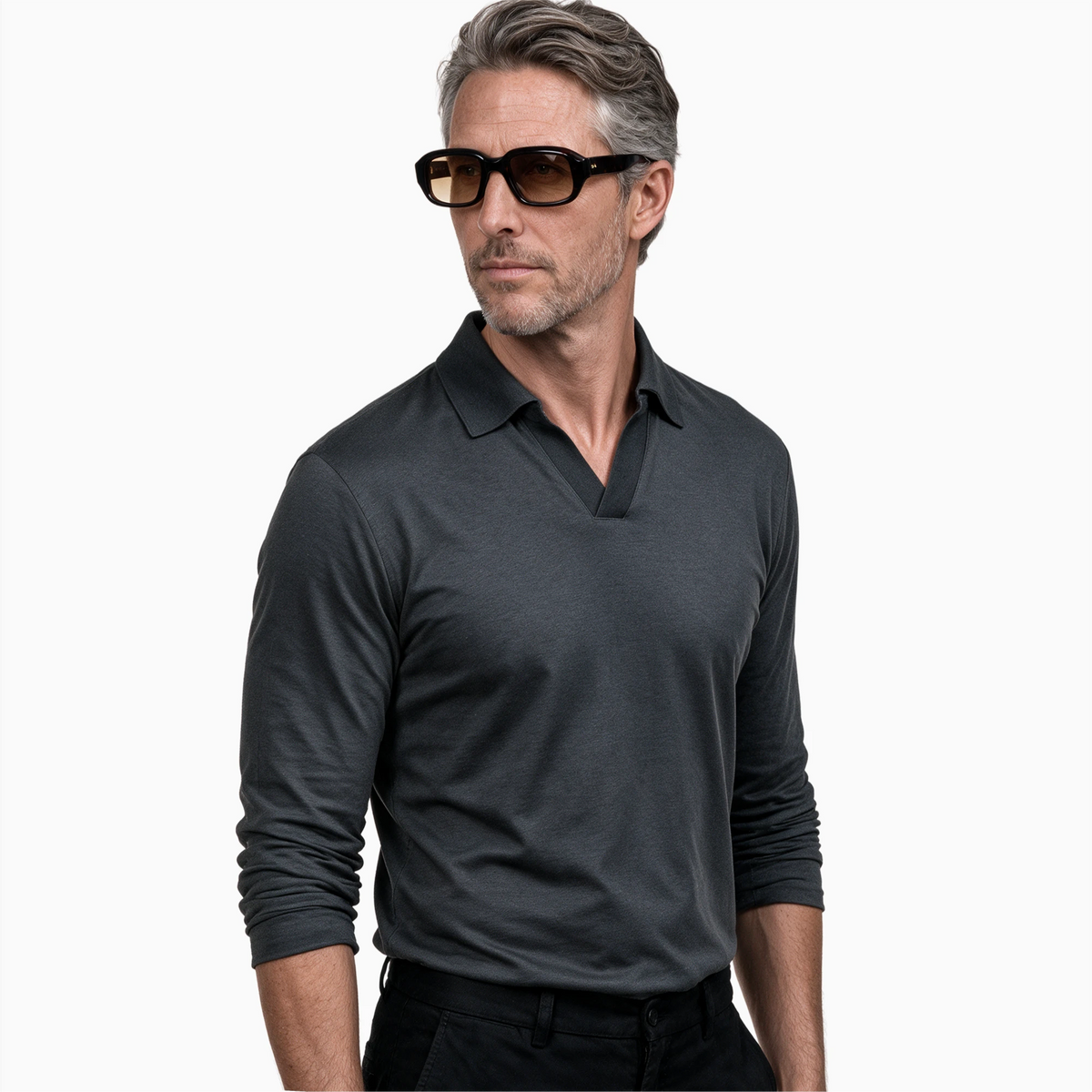 Long Sleeve Polo