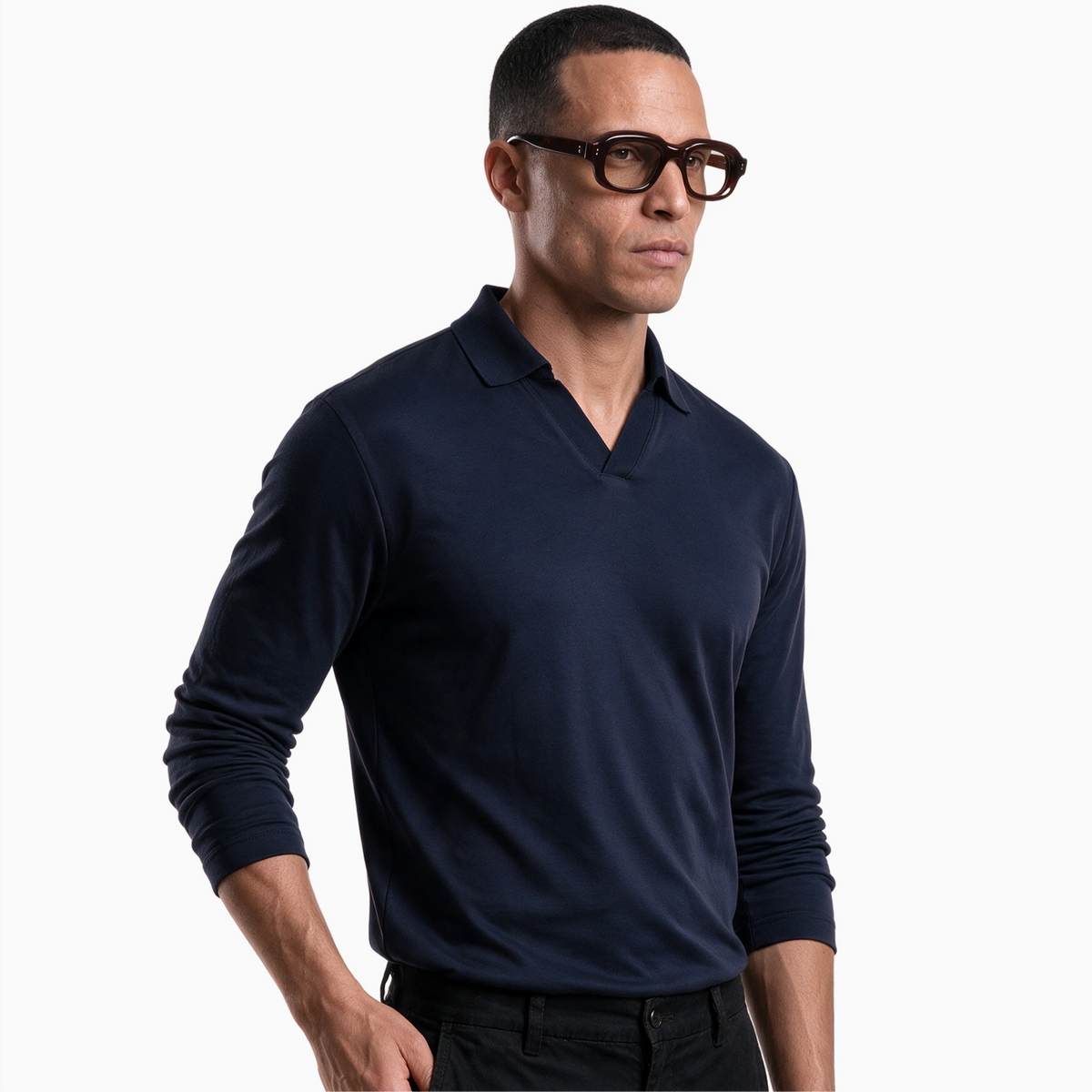 Long Sleeve Polo