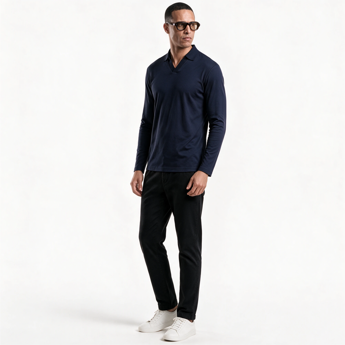 Long Sleeve Polo
