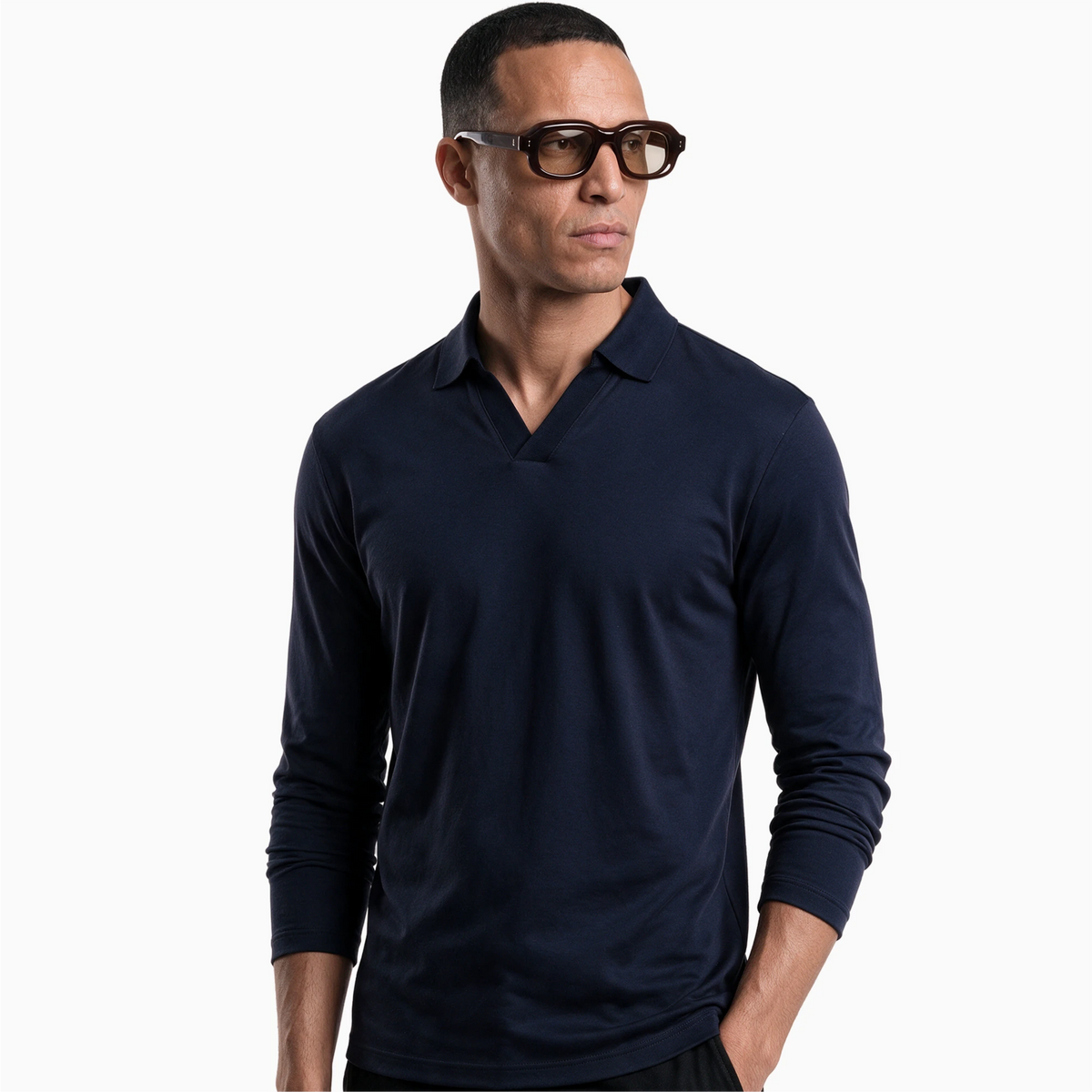 Long Sleeve Polo
