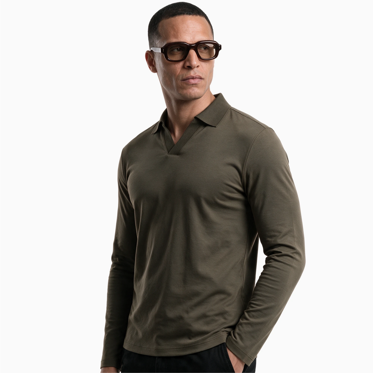 Long Sleeve Polo