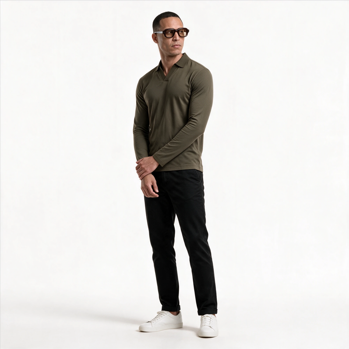Long Sleeve Polo