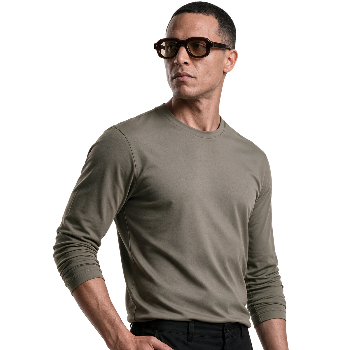 Long sleeve crewneck