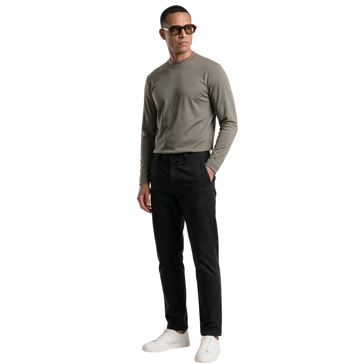 Long Sleeve Mock Neck