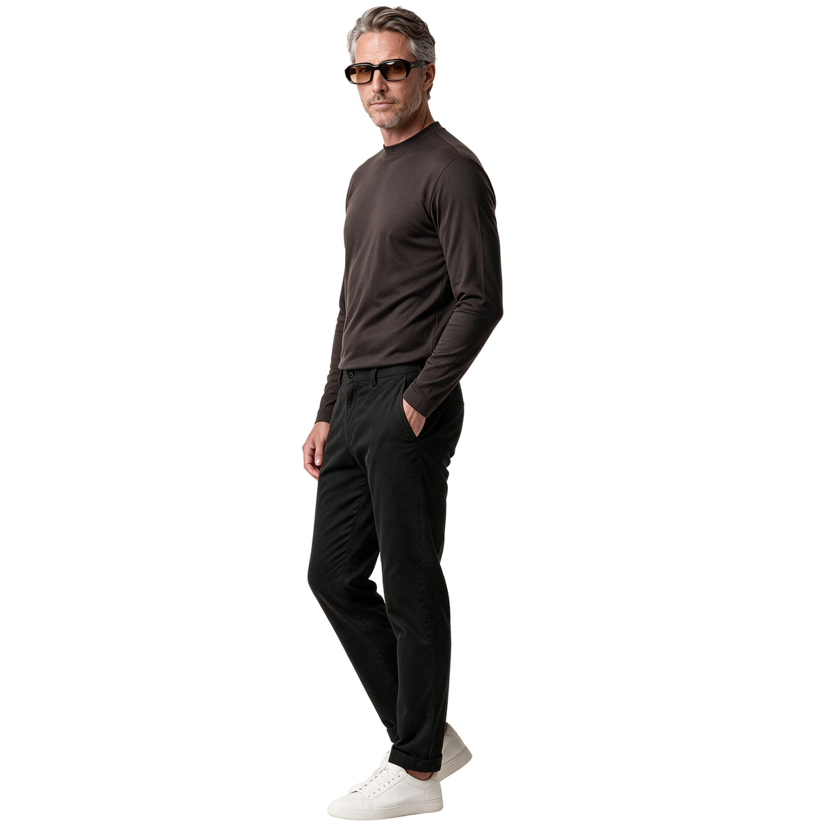 Long Sleeve Mock Neck