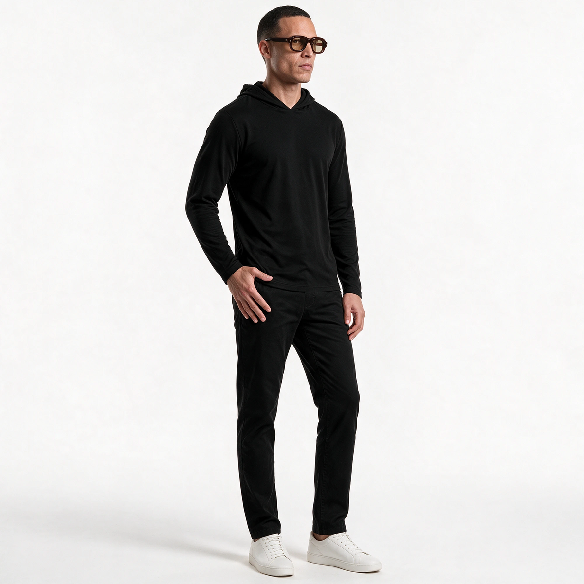 Long Sleeve Hooded T-Shirt