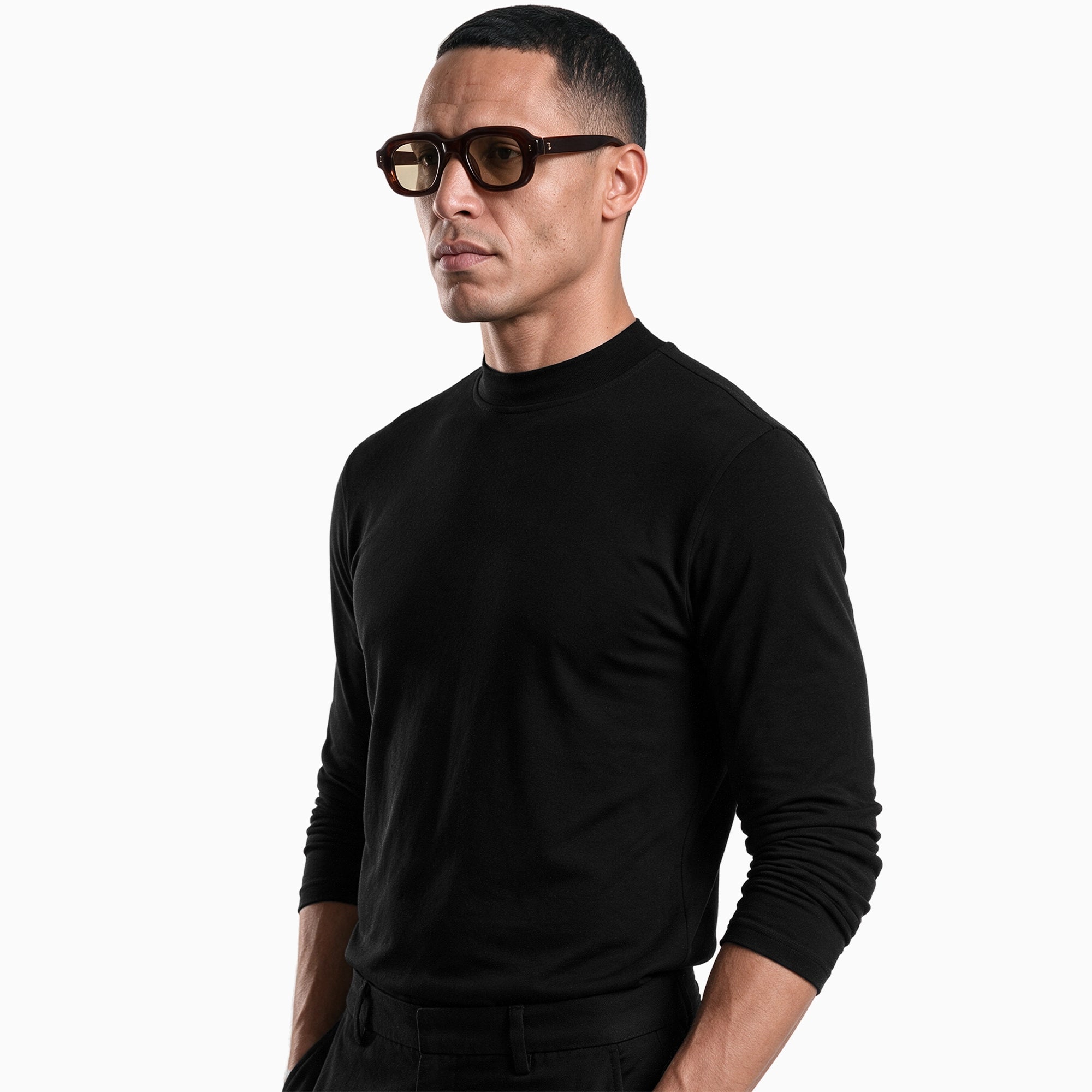 Long Sleeve Mock Neck