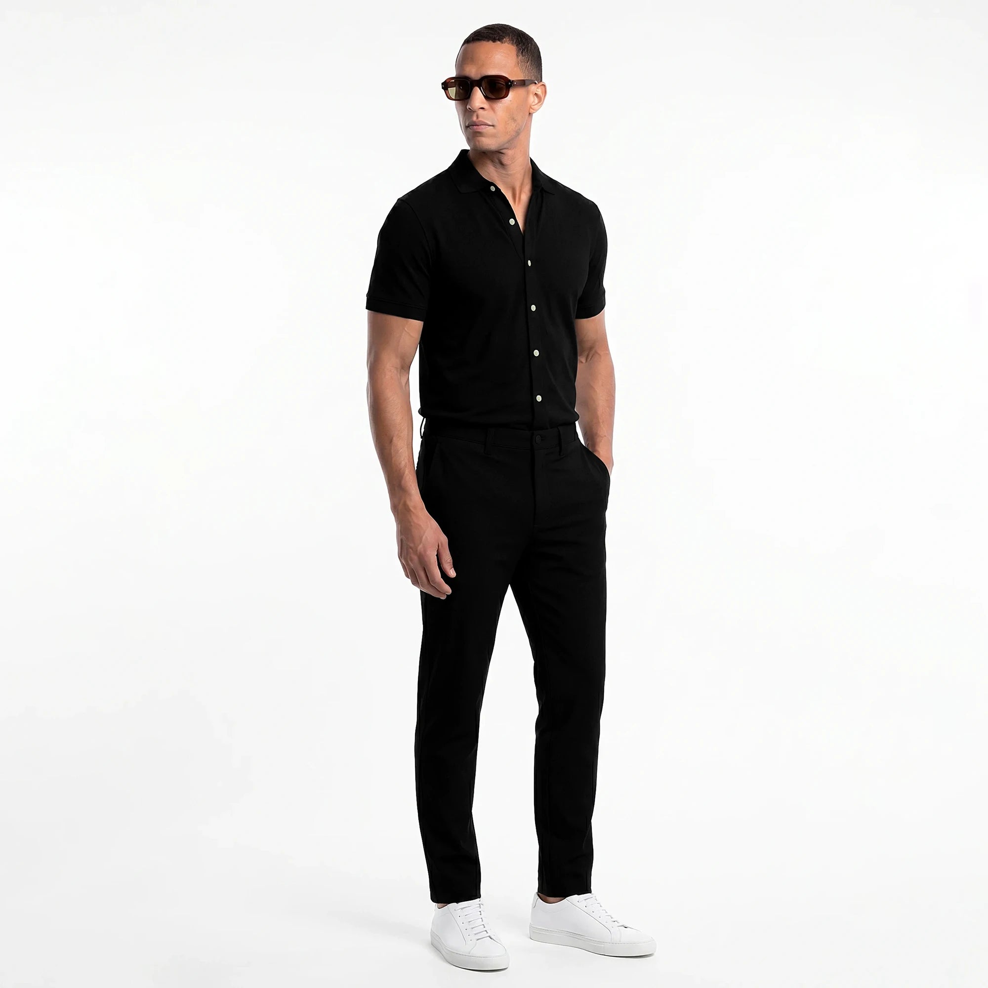 Button Down Polo