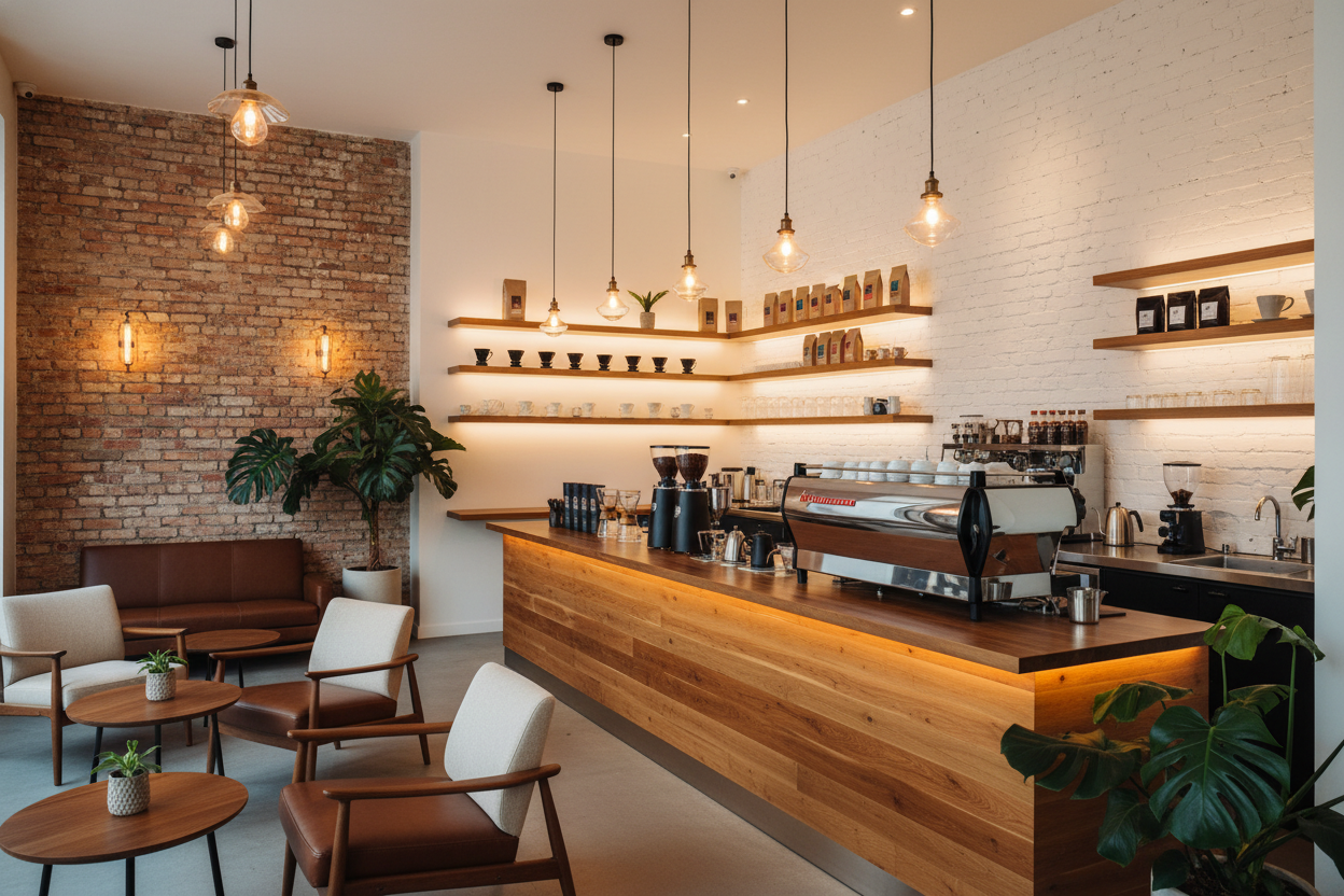 modern crafty coffee house