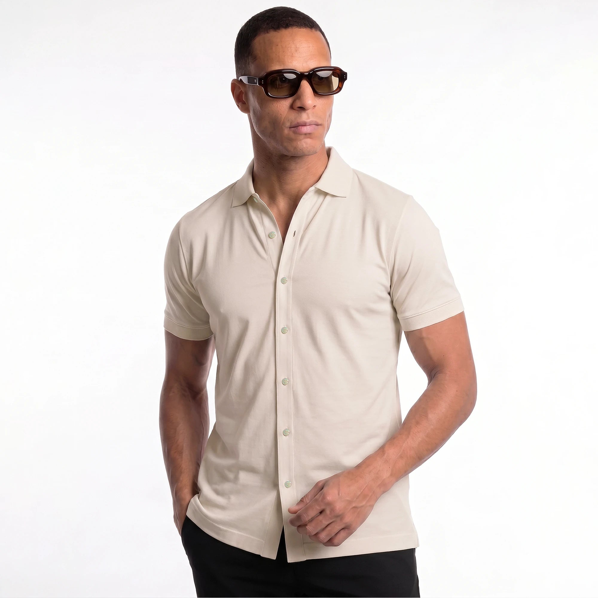 Button Down Polo