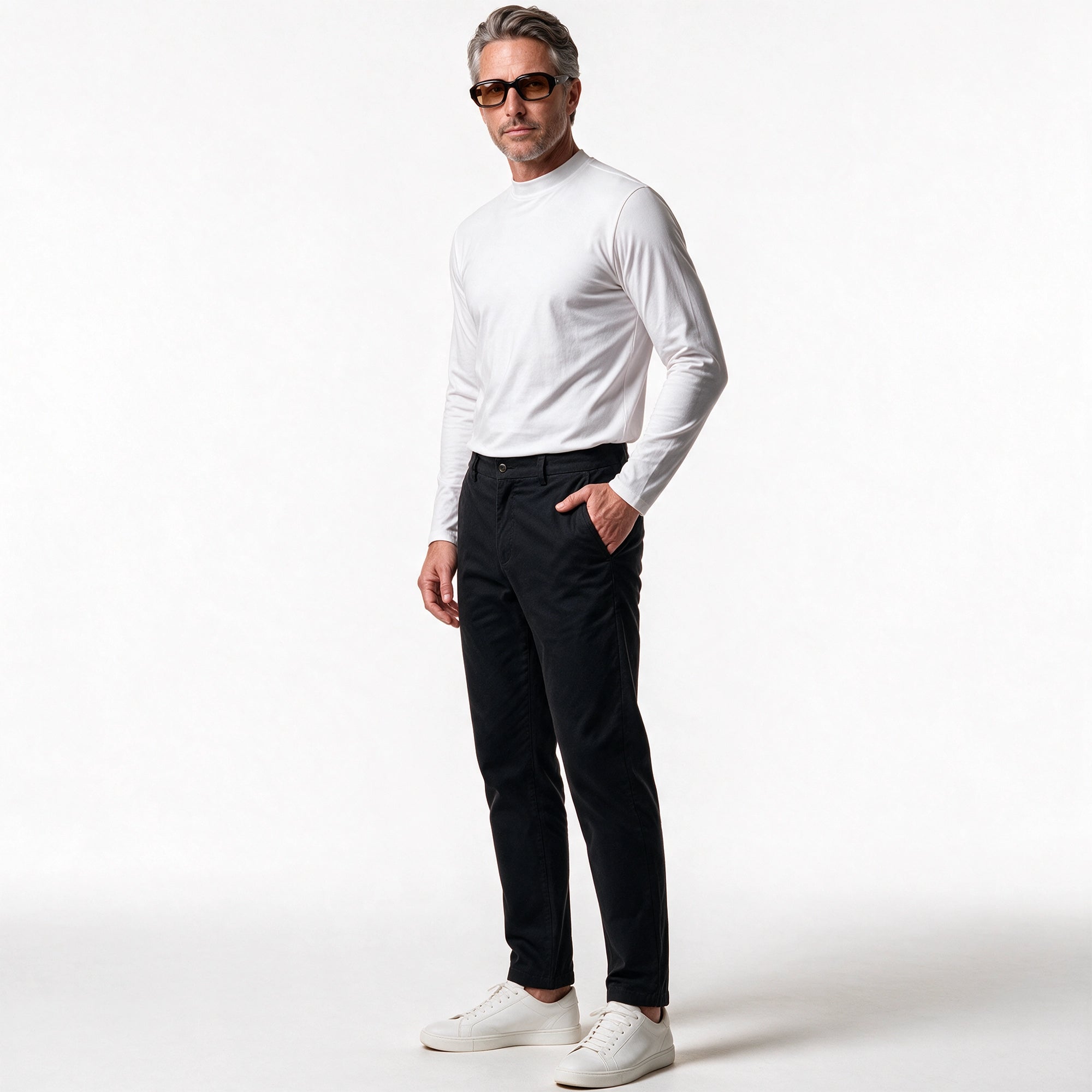 Long Sleeve Mock Neck