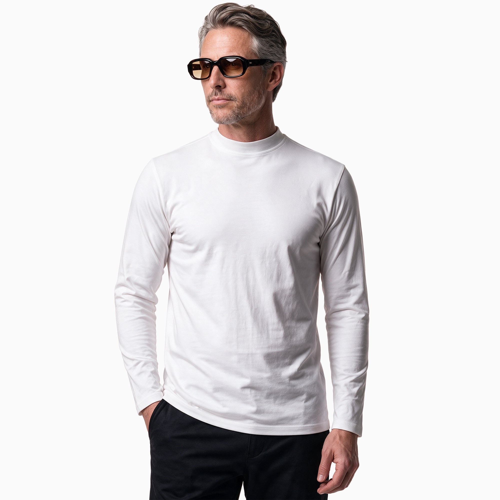 Long Sleeve Mock Neck