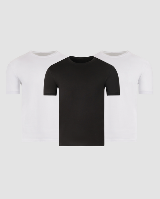 Upgrade to this pack of 3 crew neck t-shirts SAVE 20%