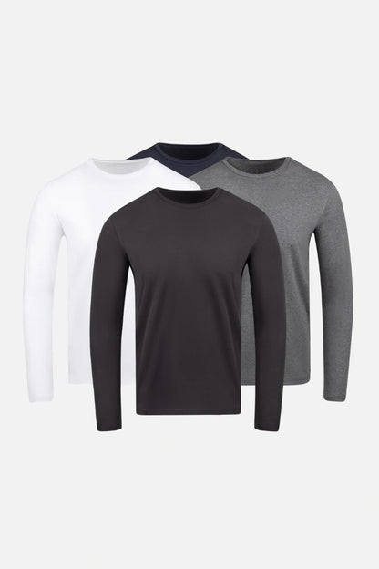 Long sleeve Crewneck -4 pack