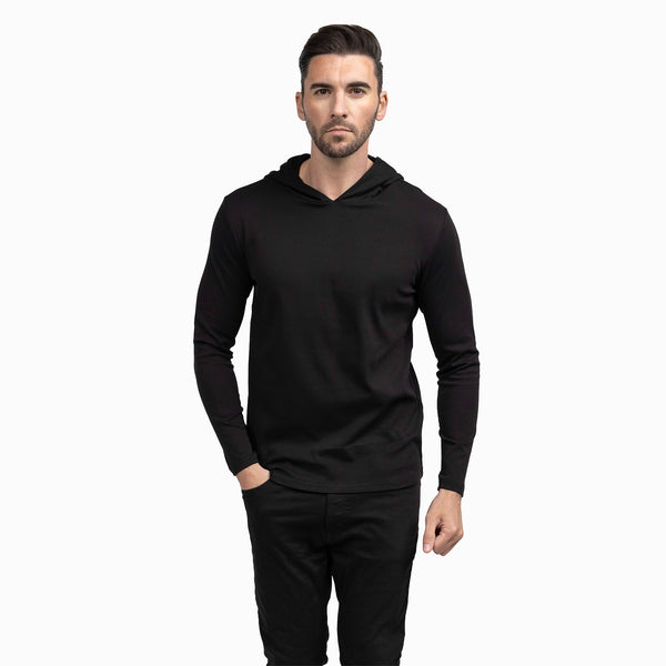 シャツ ST CONTRAST SID HALF T BLACK Hooded t-shirt – Co.Thirty Six