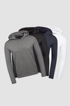 Long sleeve hooded t-shirts 4 pack