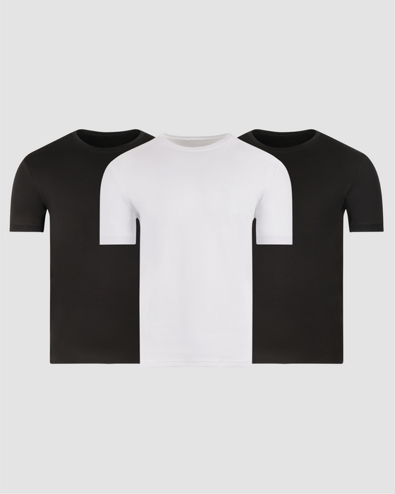 Upgrade to this pack of 3 crew neck t-shirts SAVE 20%