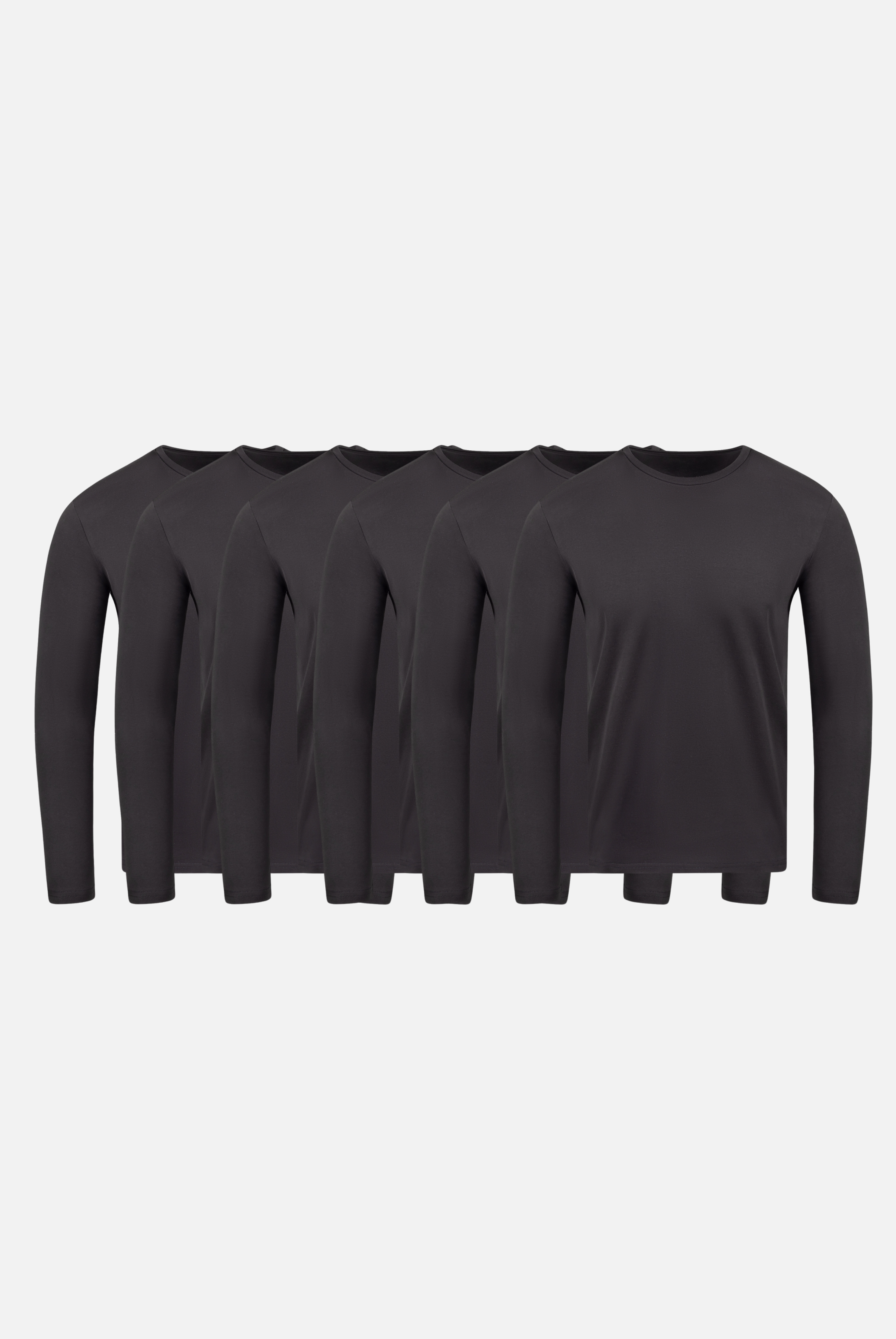 Long Sleeve Crewneck -6 Pack