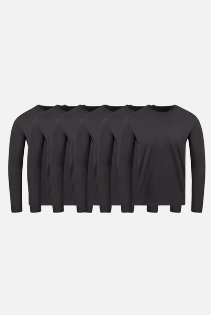 Long Sleeve Crewneck 6 Pack