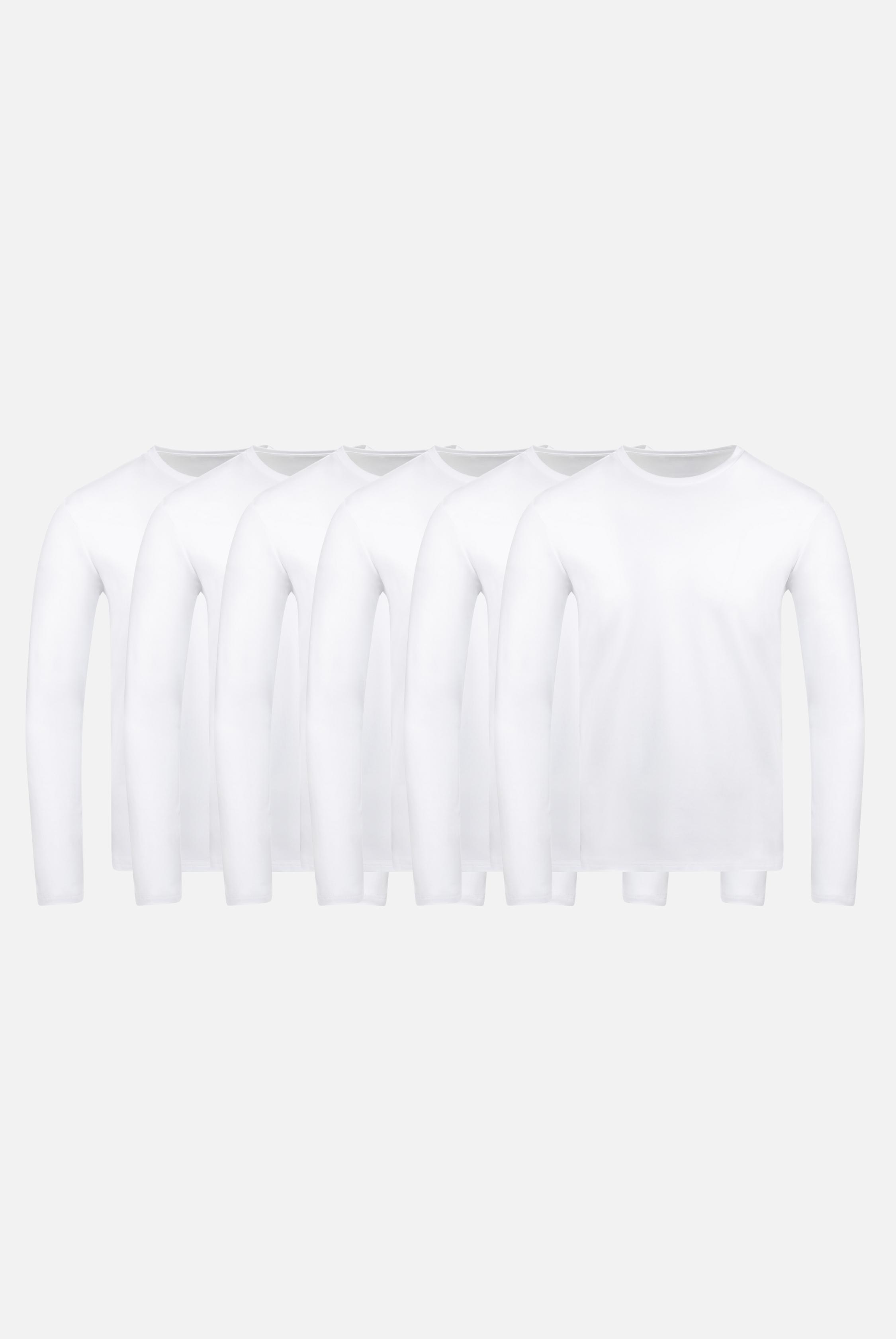 Long Sleeve Crewneck -6 Pack