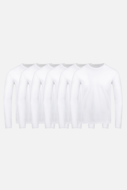 Long Sleeve Crewneck 6 Pack