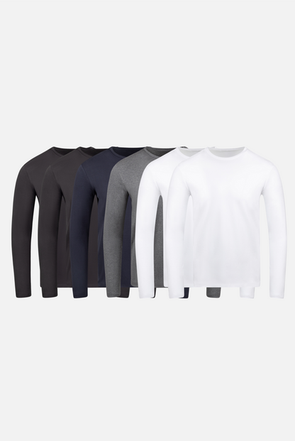 Long Sleeve Crewneck 6 Pack