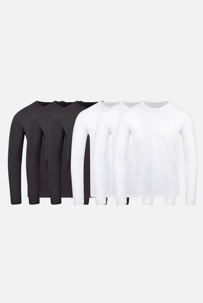 Long Sleeve Crewneck 6 Pack