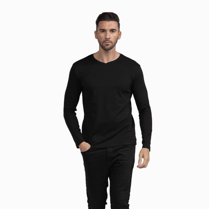Men's Premium Long Sleeve V-Neck Tee | £8.50 | Summer Sale Men's Premium Long Sleeve V-Neck Tee | £8.50 | Summer Sale