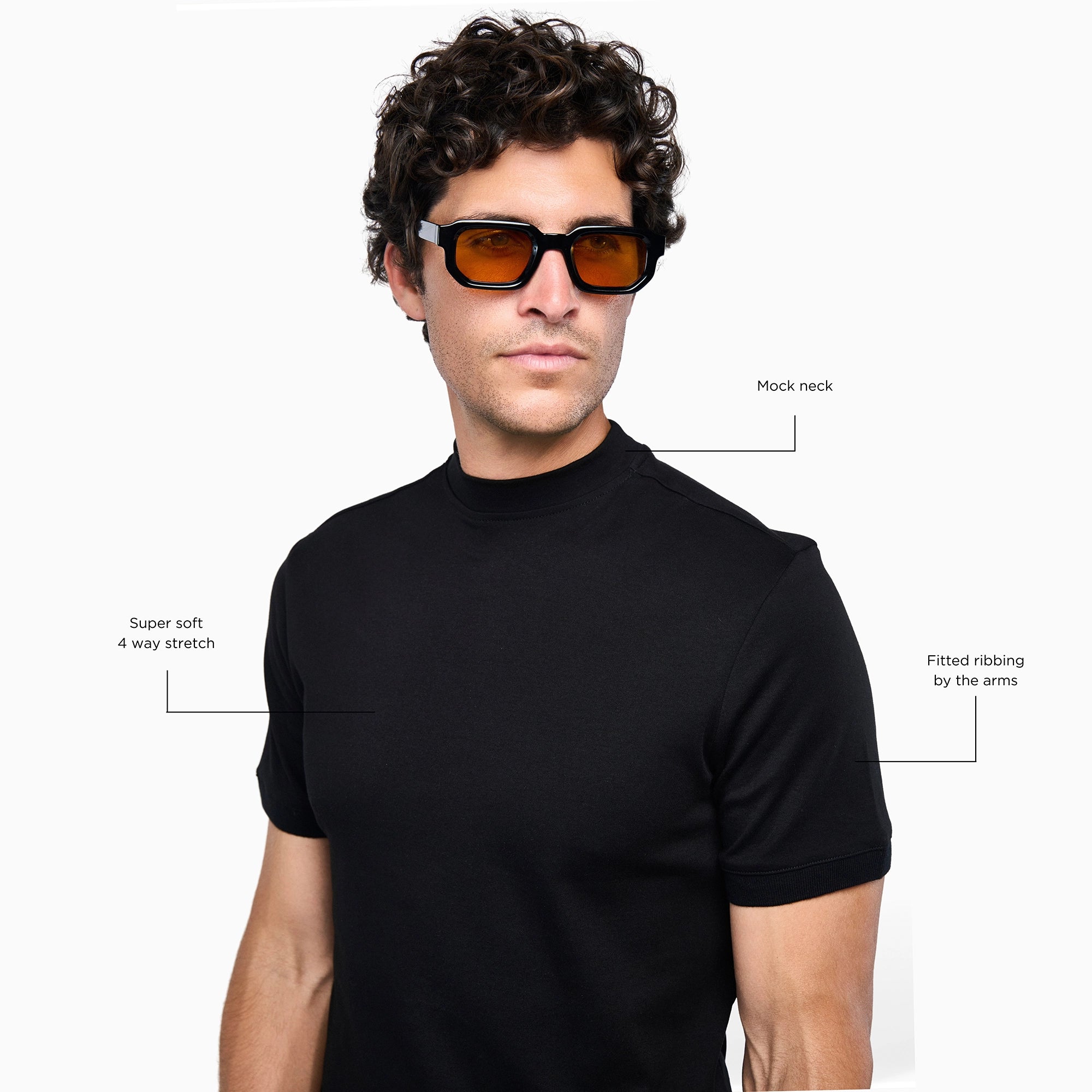 Mock Neck T-Shirt