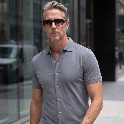 Button Down Polo