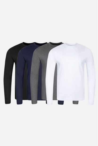 Long Sleeve Mockneck -4 Pack