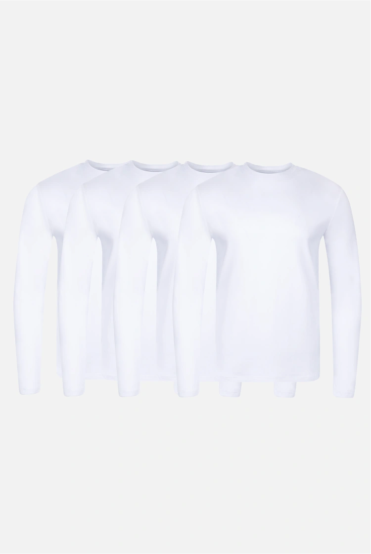 Long Sleeve Mockneck -4 Pack