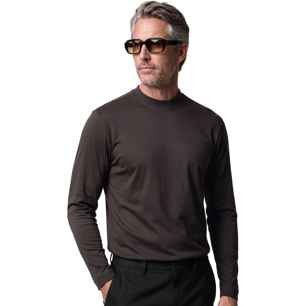 Long Sleeve Mock Neck