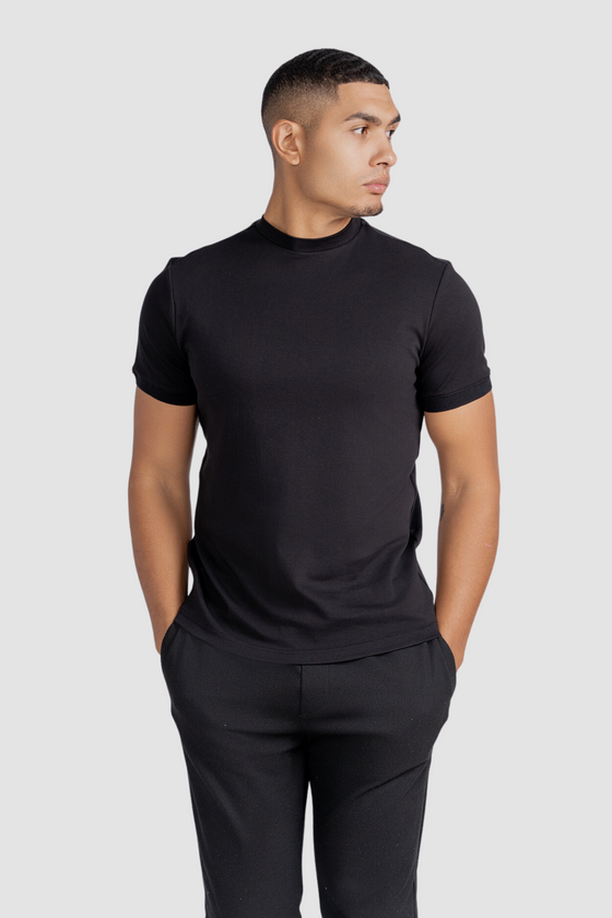 Mock Neck T Shirt Co.Thirty Six