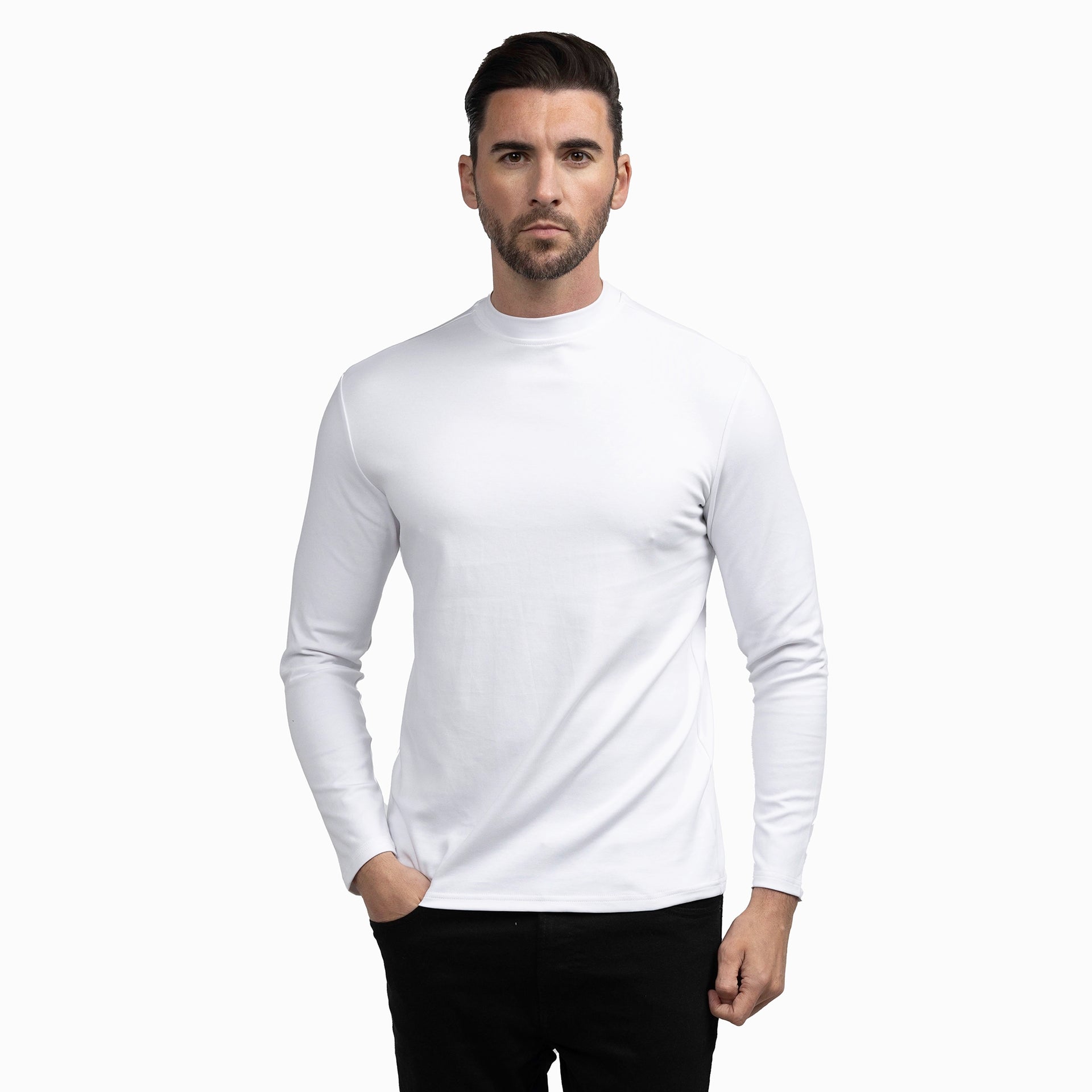 独創的 Mock Sleeve Long Neck Six Co.Thirty – t-Shirt 陸上用シャツ