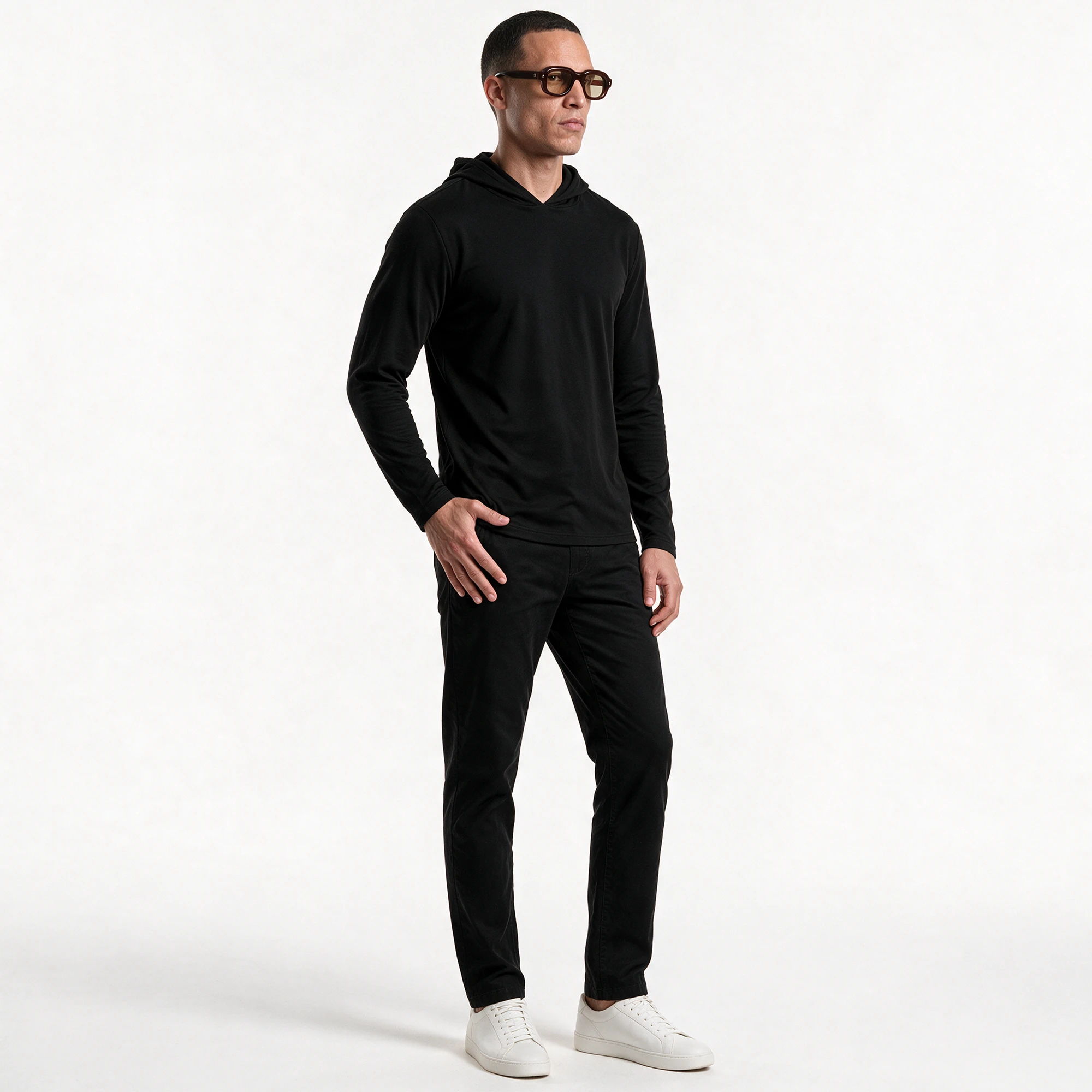 Mock neck Fabric (But in a Hoodie)