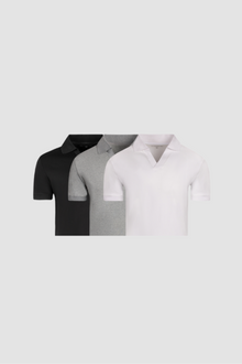  Co polos 3 pack SAVE 20% Black/White/Gray