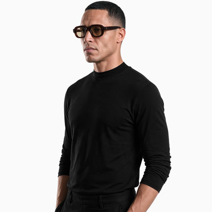 Long Sleeve Mock Neck
