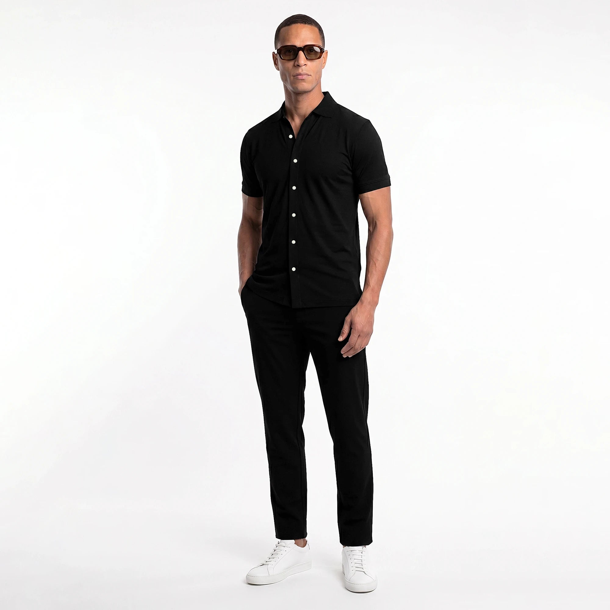 Button Down Polo