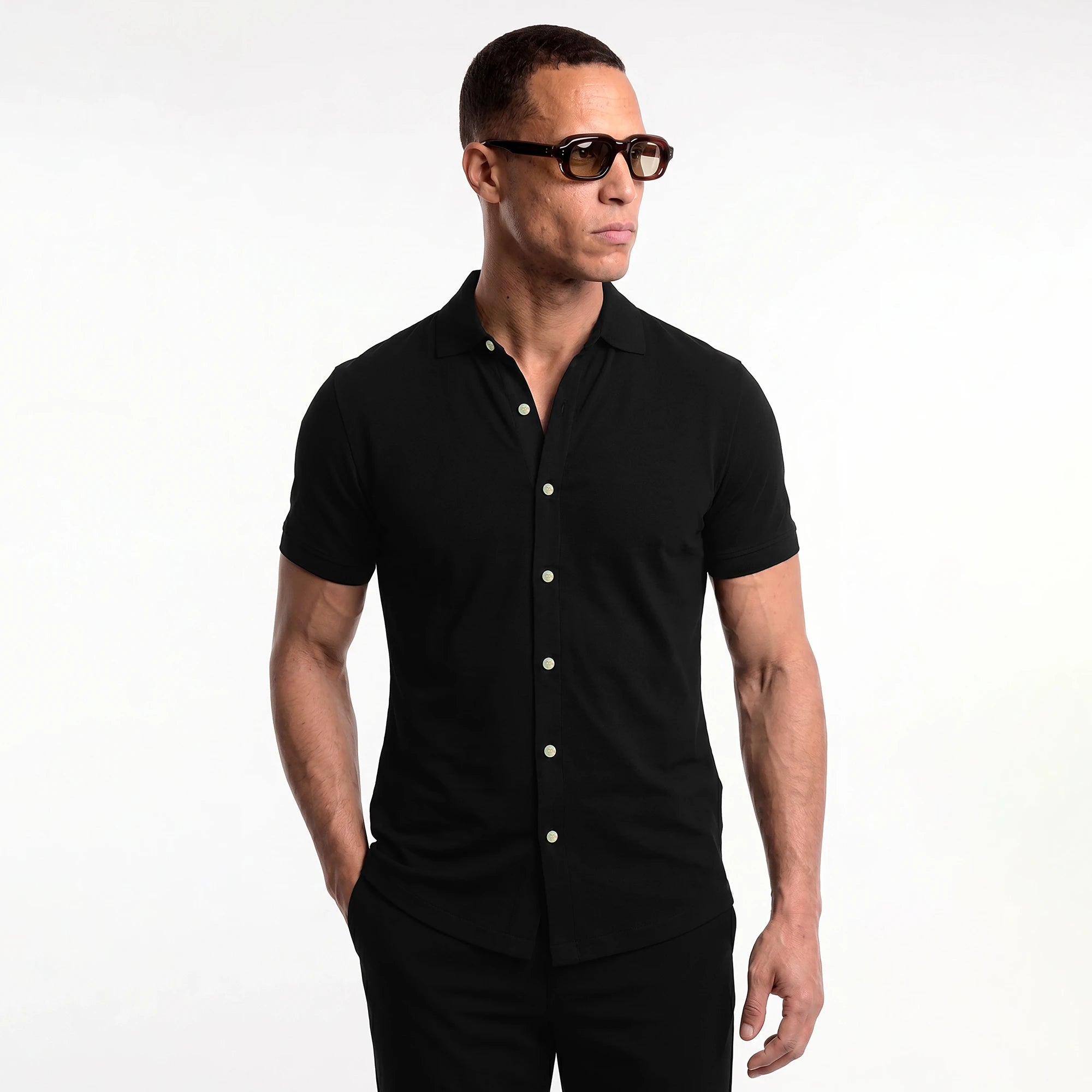 Button Down Polo