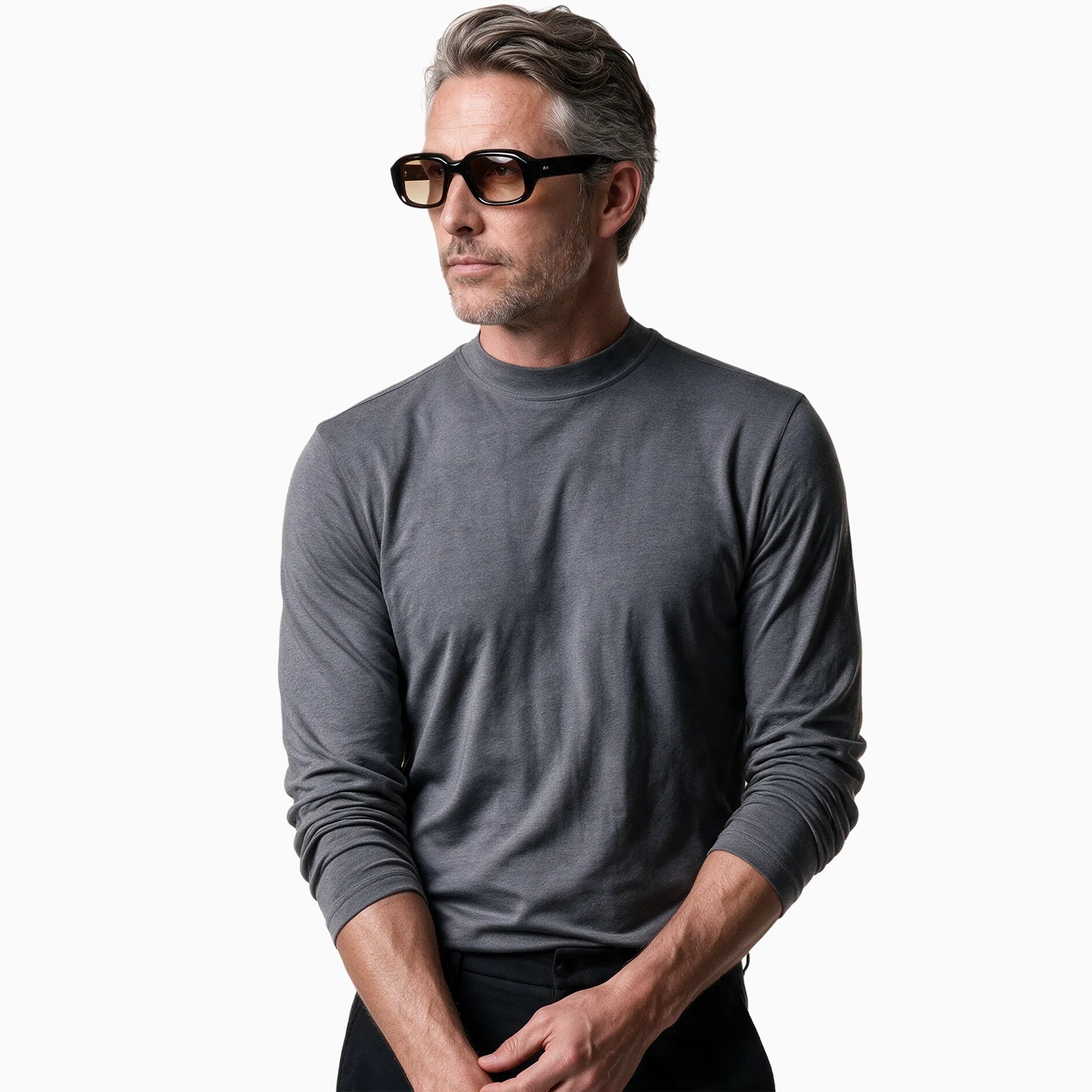 Long Sleeve Mock Neck