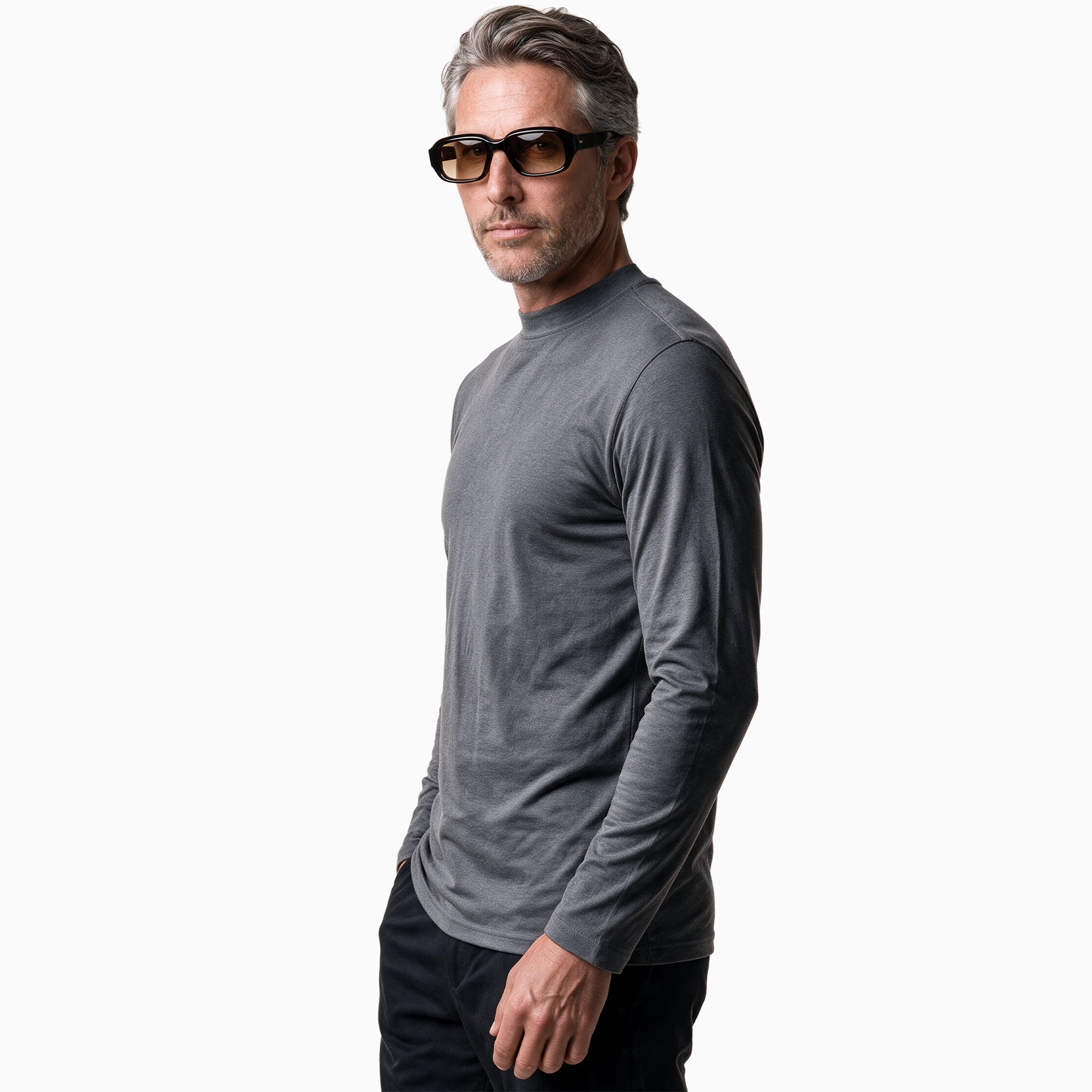 Long Sleeve Mock Neck
