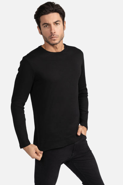 Long sleeve crew neck