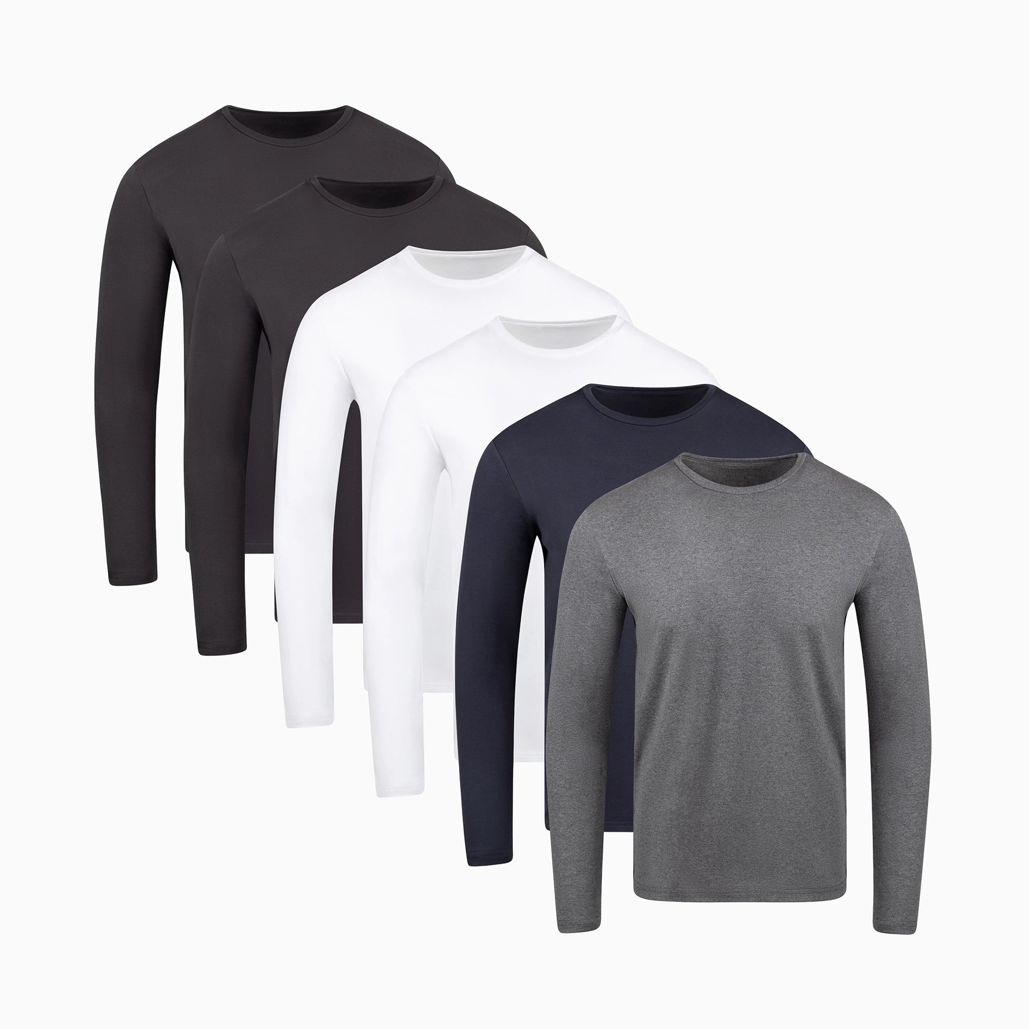Long Sleeve Crewneck 6 Pack