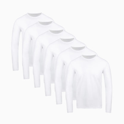 Long Sleeve Crewneck 6 Pack