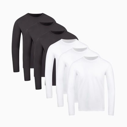 Long Sleeve Crewneck 6 Pack
